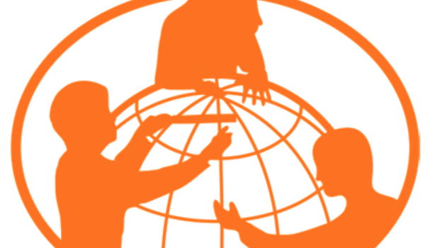 logo globe oranje